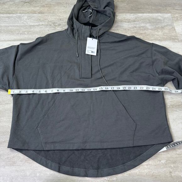NEW Knix Good To Go Oversized Hoodie Charcoal Grey Size Medium - Picture 10 of 12